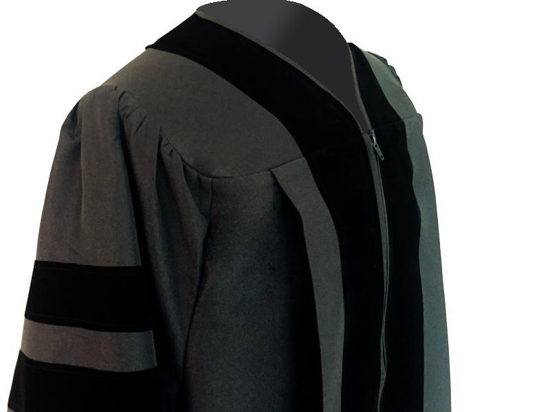 Classic Black Pulpit Robe - Canadian Gowns
