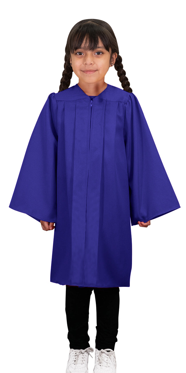 Child's Matte Purple Choir Robe - Church Choir Robes - Canadian Gowns