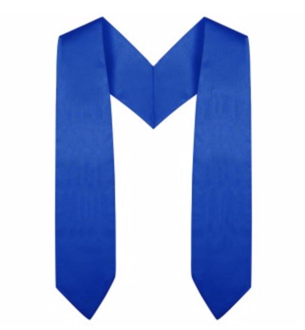 Royal Blue Preschool / Kindergarten Graduation Stole - Canadian Gowns