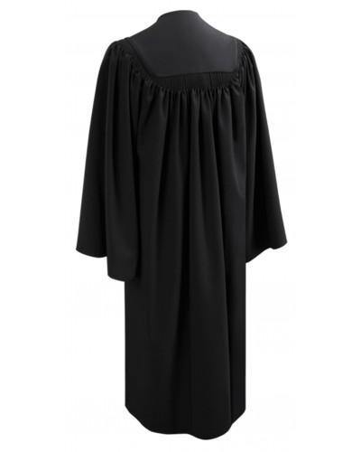 Deluxe Black Bachelors Graduation Gown - Academic Regalia - Canadian Gowns