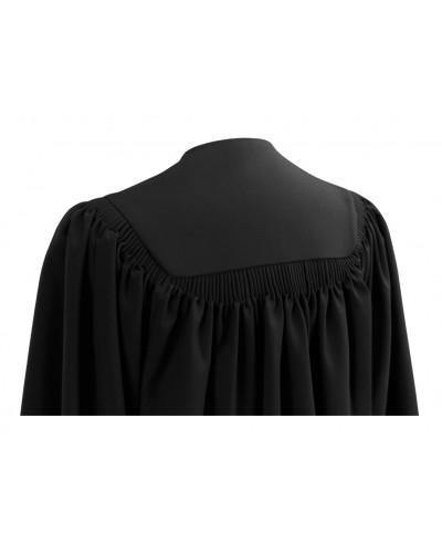 Deluxe Black Bachelors Graduation Gown - Academic Regalia - Canadian Gowns