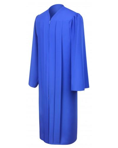 Matte Royal Blue Bachelors Graduation Gown - College & University - Canadian Gowns