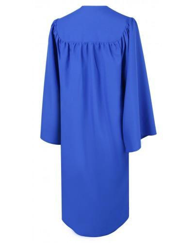 Matte Royal Blue Bachelors Graduation Gown - College & University - Canadian Gowns