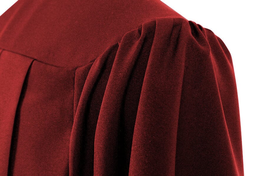 Matte Burgundy Choir Robe - Canadian Gowns