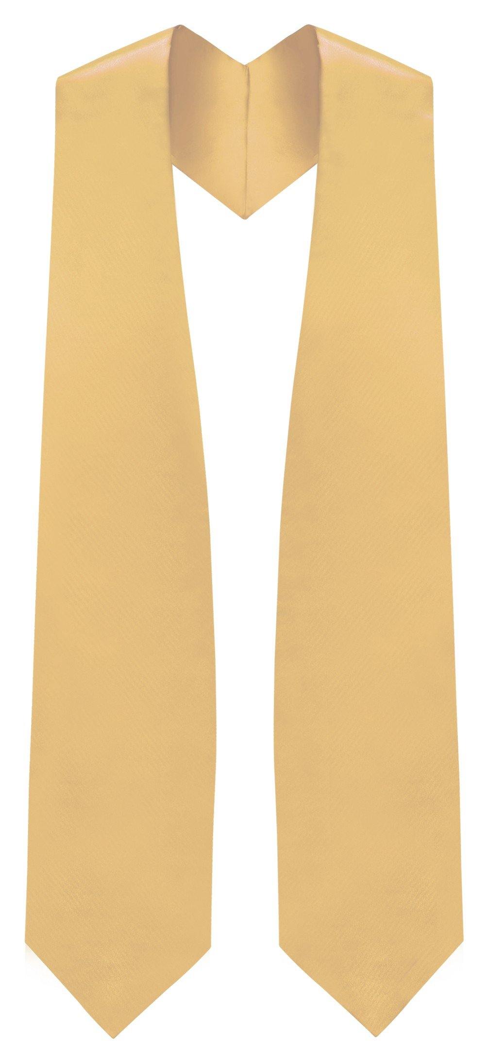 Antique Gold Graduation Stole - A. Gold College & High School Stoles - Canadian Gowns