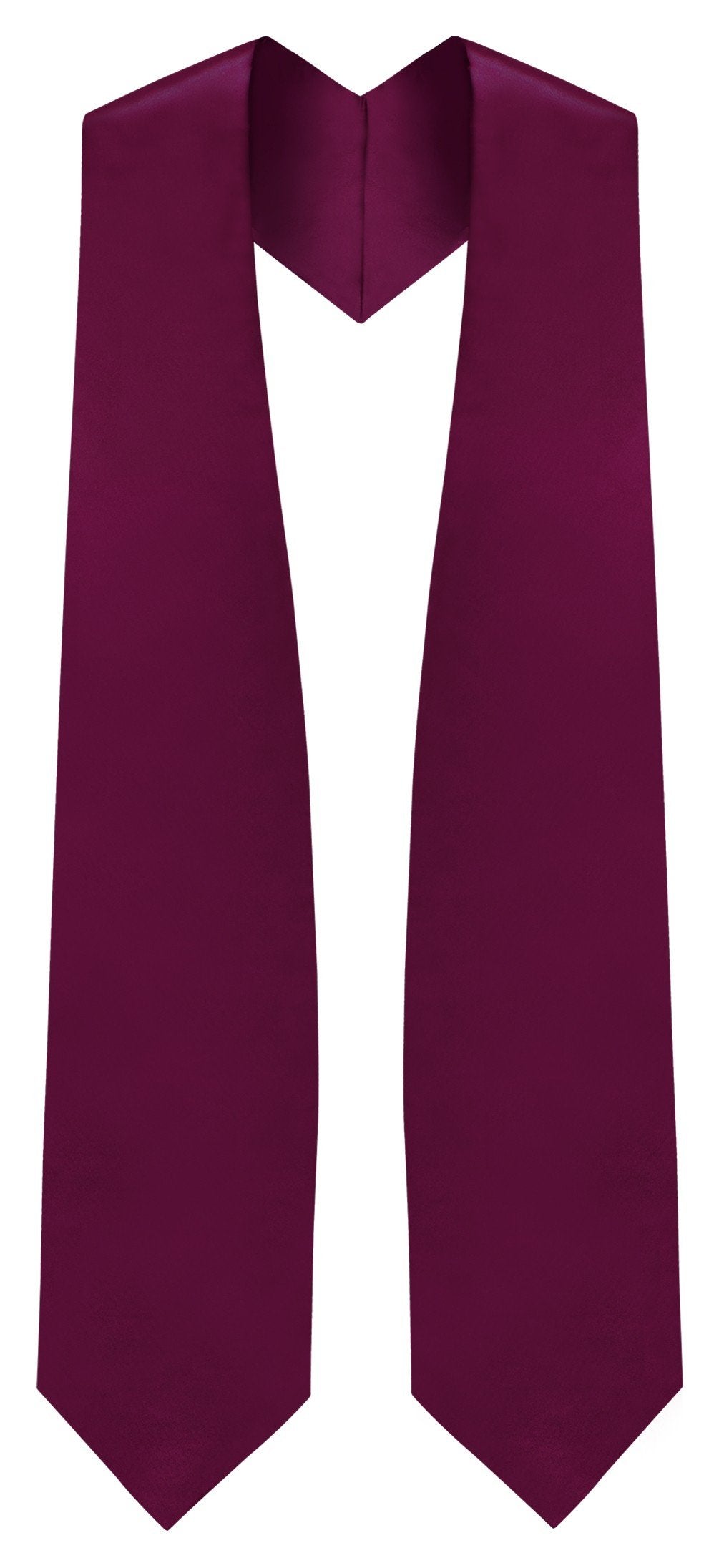 Maroon Graduation Stole - Maroon College & High School Stoles - Canadian Gowns