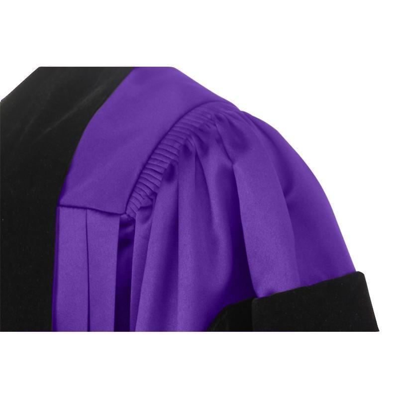 Deluxe Purple Doctoral Gown - Canadian Gowns