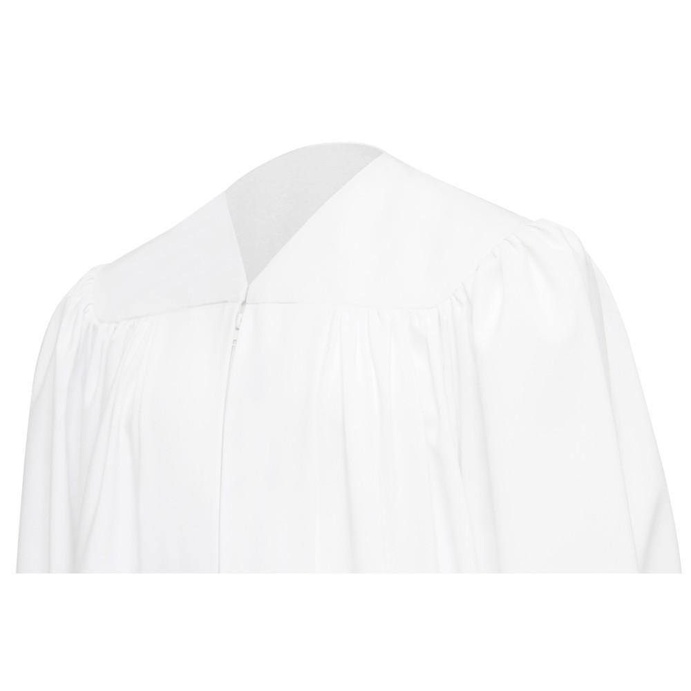 Premium White Baptismal Robe - Canadian Gowns