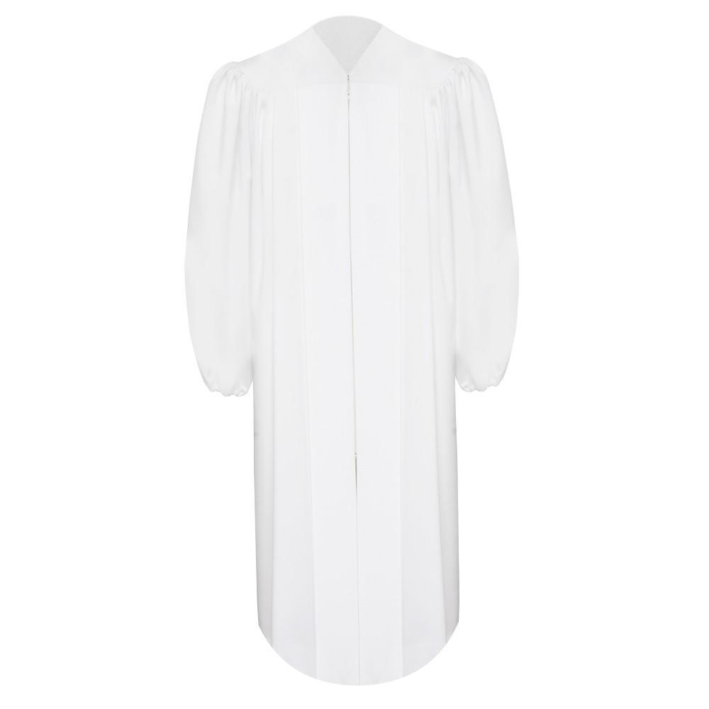 Premium White Baptismal Robe - Canadian Gowns