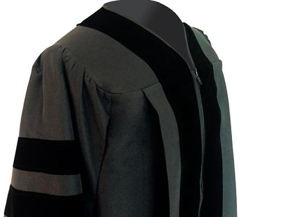 Classic Black Pulpit Robe - Canadian Gowns