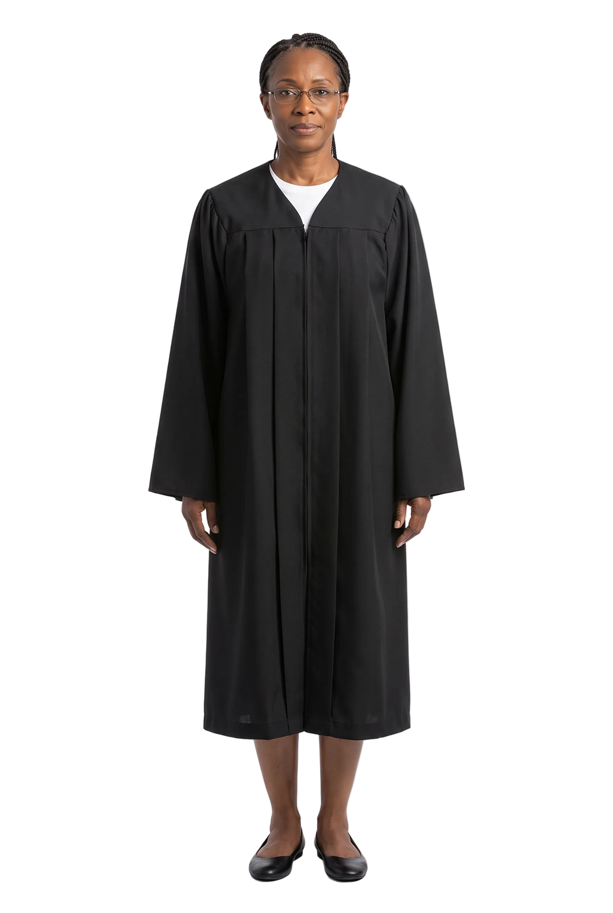 Matte Black Choir Robe