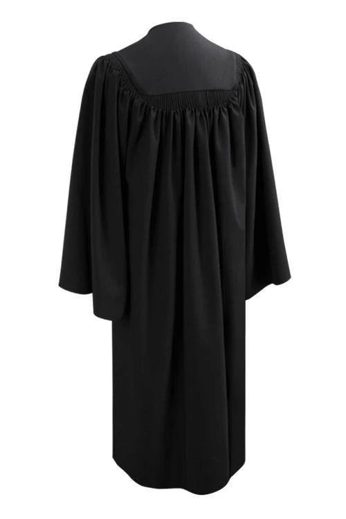 Deluxe Black Middle School Cap, Gown & Tassel