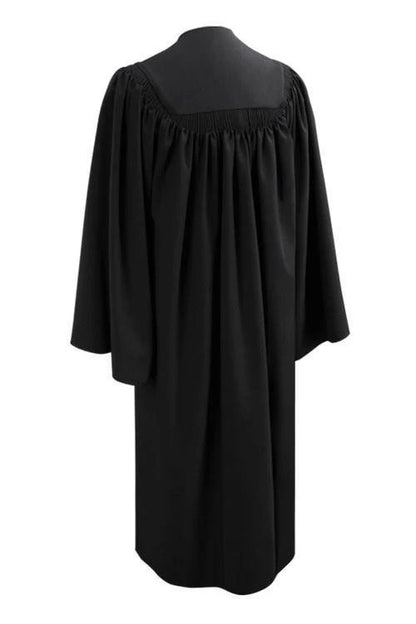 Deluxe Black Bachelors Graduation Cap & Gown - Collegiate Regalia