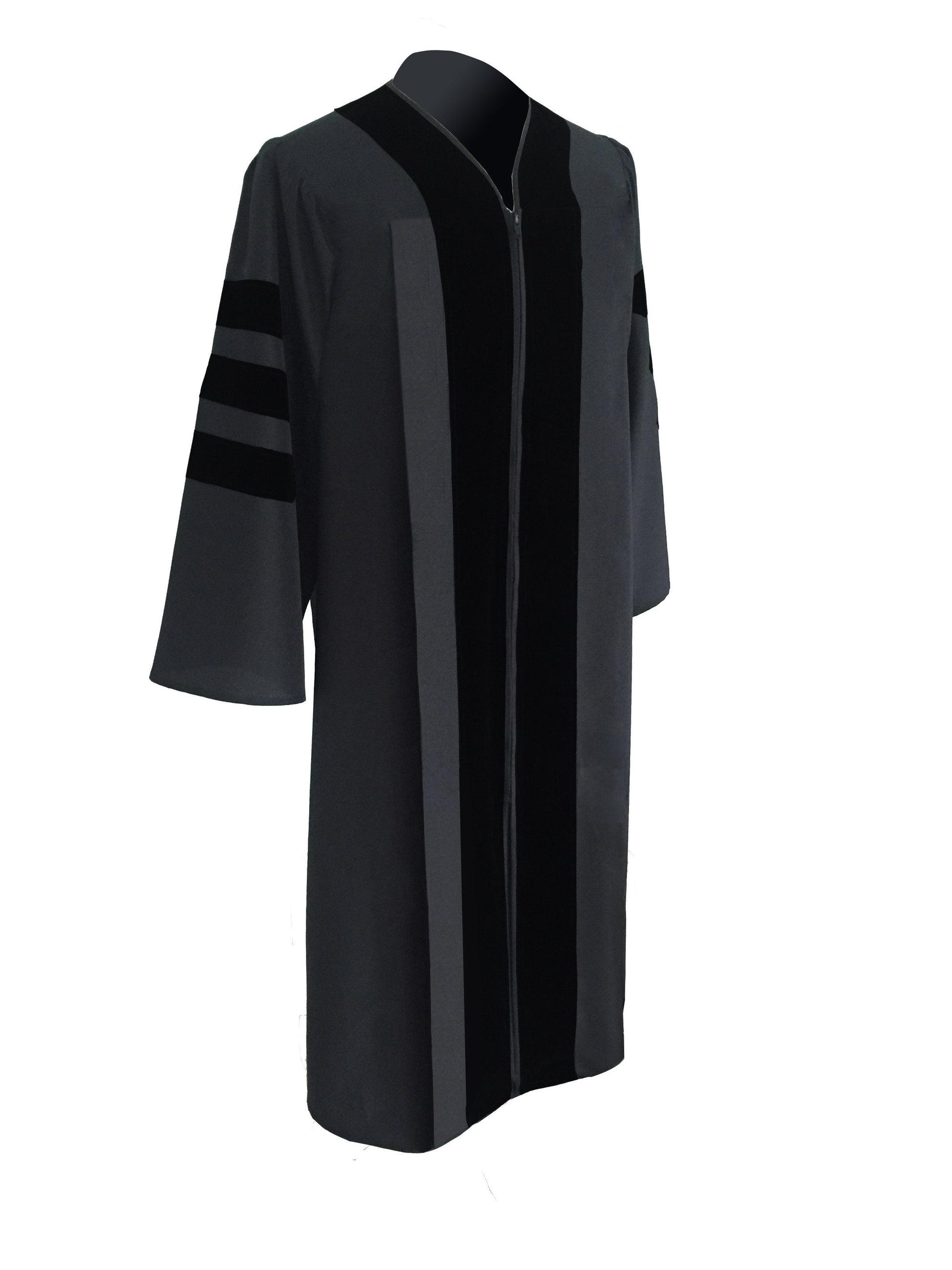 Classic Black Pulpit Robe - Canadian Gowns