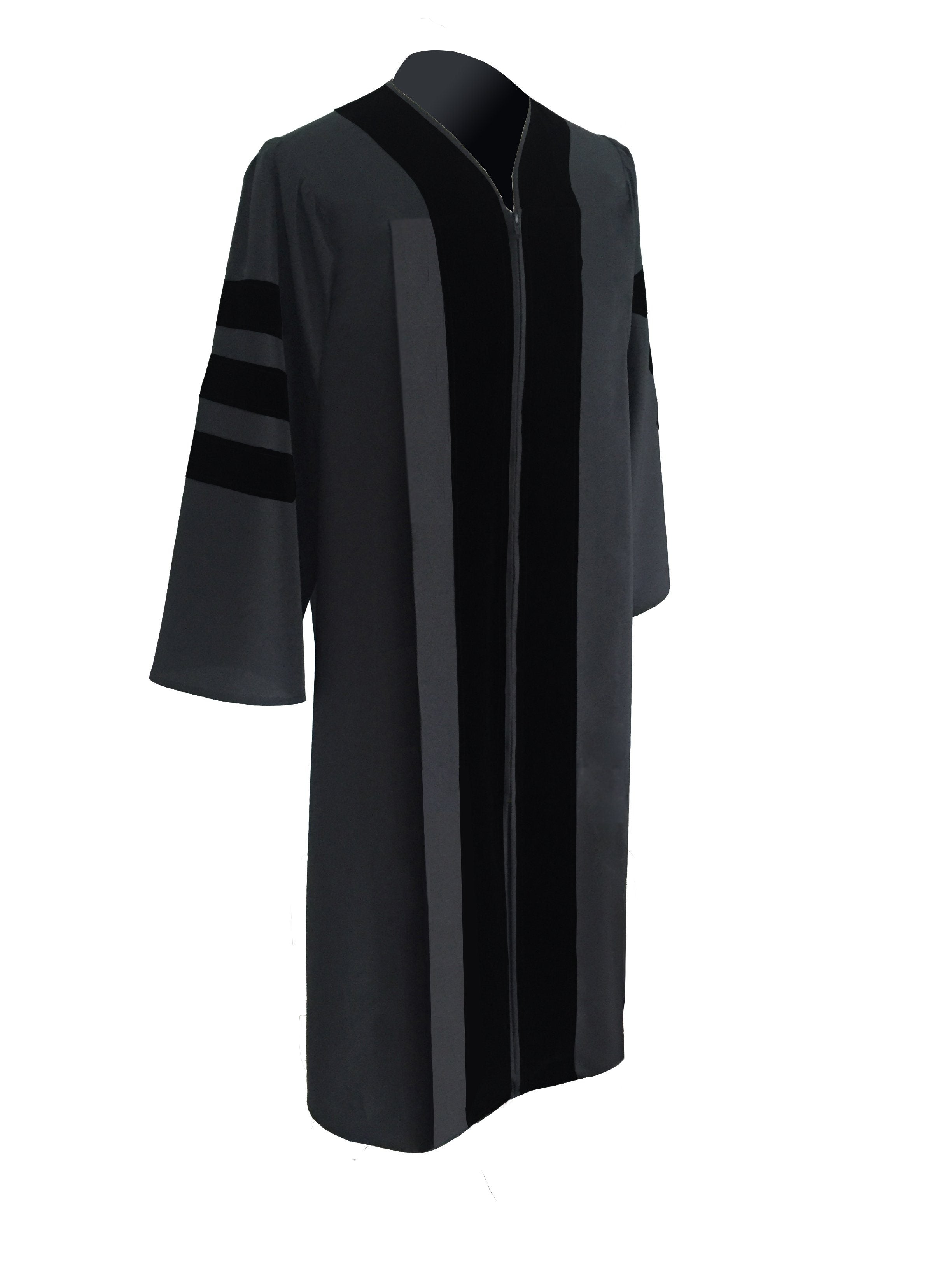 Classic Black Pulpit Robe - Canadian Gowns