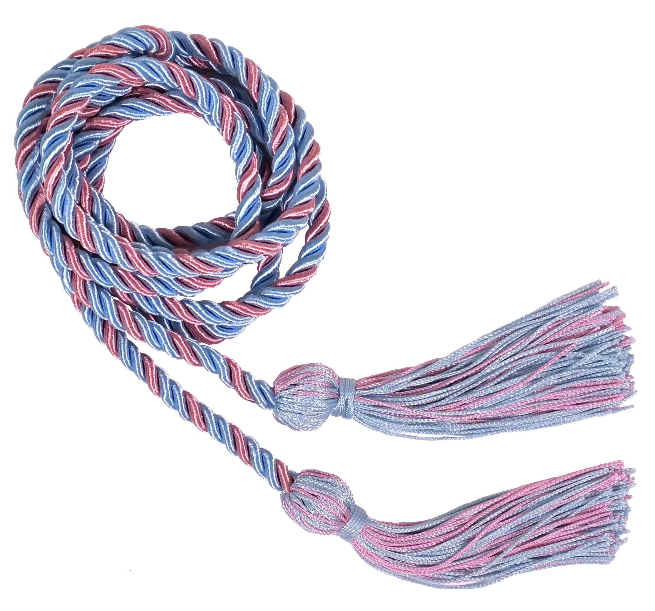Light Blue and Pink Two Colour Graduation Honor Cord