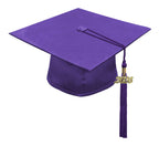 Matte Purple High School Cap & Gown