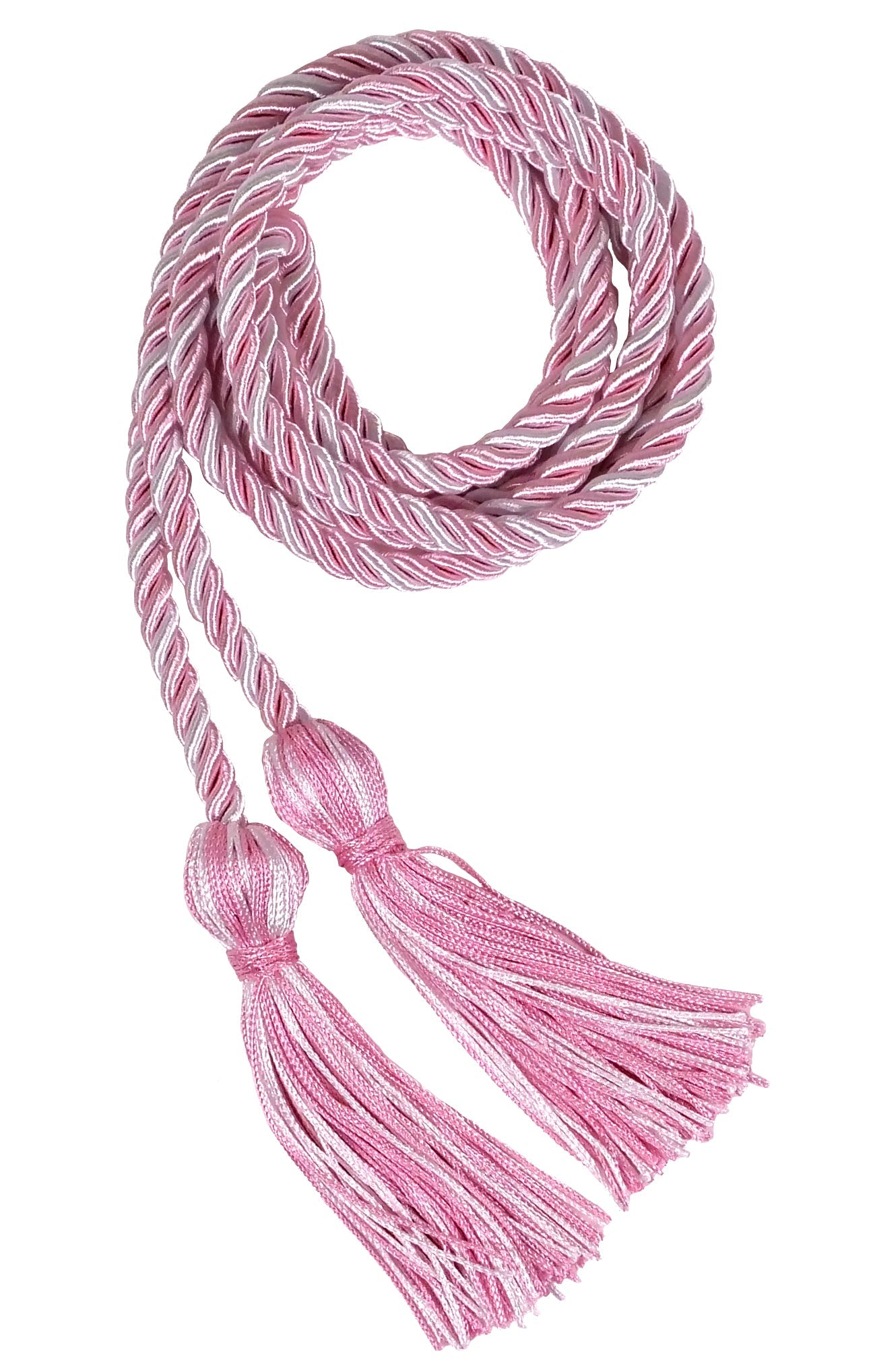 Pink and White Two Colour Graduation Honor Cord
