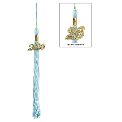 Child Matte Light Blue Cap & Tassel - Preschool & Kindergarten Graduation