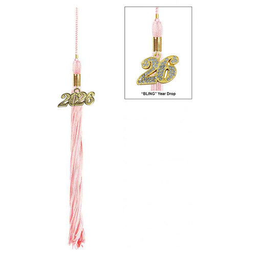 Child Matte Pink Cap & Tassel - Preschool & Kindergarten Graduation