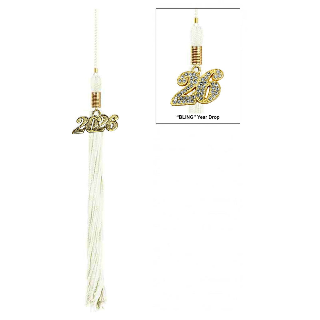 Matte White Elementary Cap & Tassel