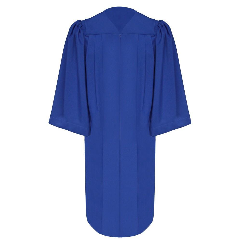 Deluxe Royal Blue Choir Robe - Canadian Gowns