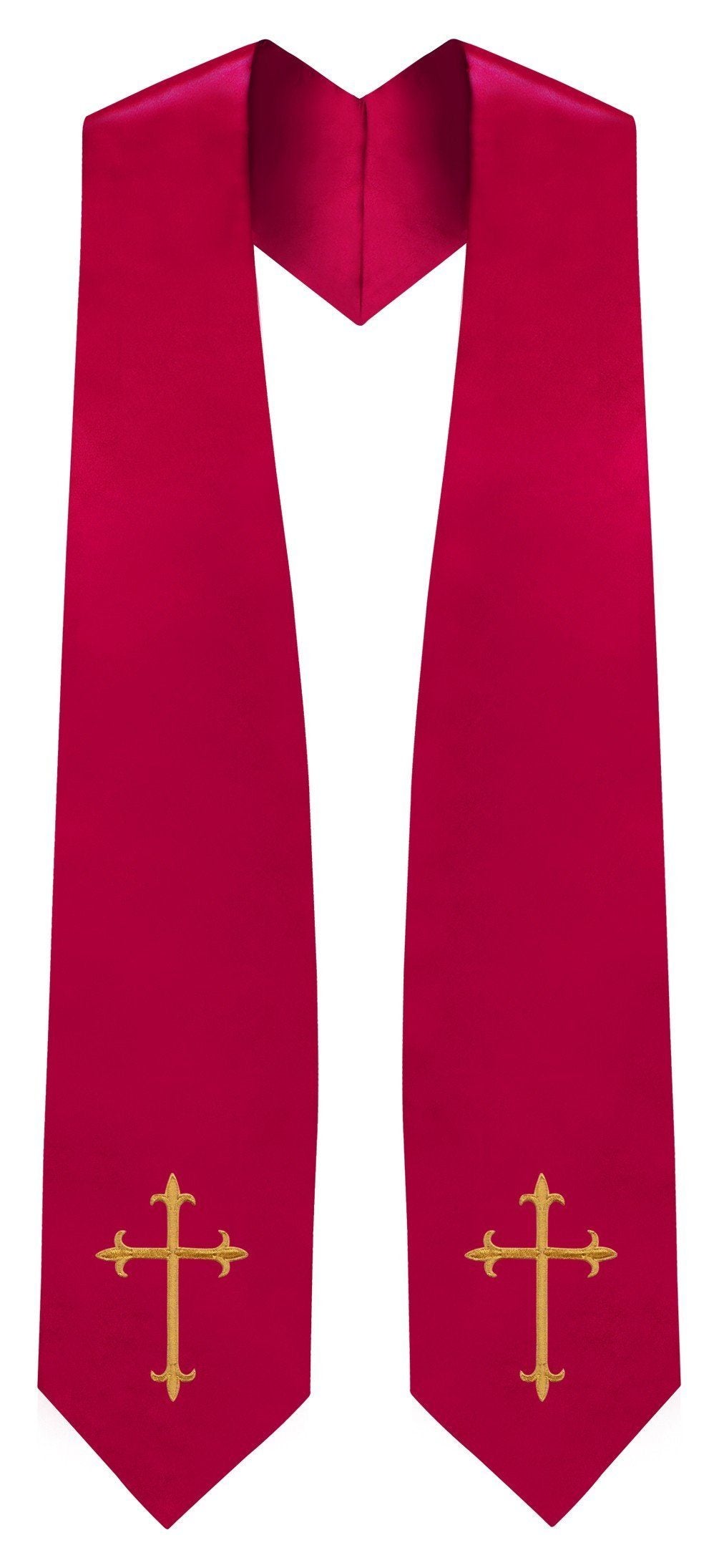 Red Traditional Choir Stole - Canadian Gowns