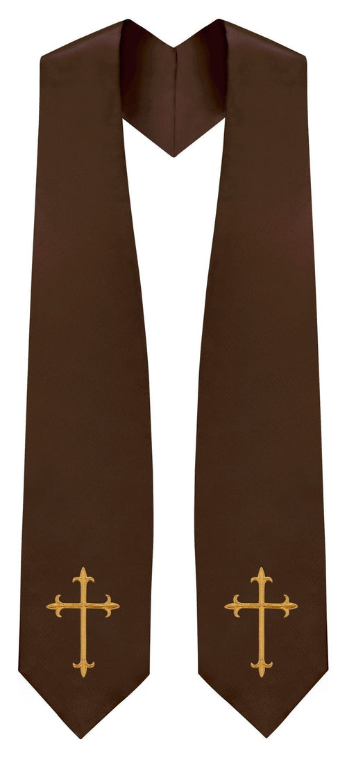 Brown Traditional Choir Stole