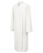 Matte White Bachelors Graduation Gown - College & University - Canadian Gowns