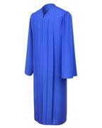 Matte Royal Blue Bachelors Graduation Gown - College & University - Canadian Gowns
