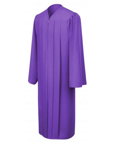 Matte Purple Bachelors Graduation Gown - College & University - Canadian Gowns