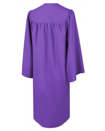 Matte Purple Bachelors Graduation Gown - College & University - Canadian Gowns