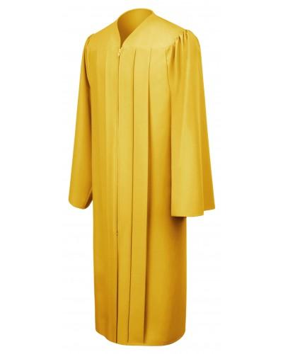 Matte Gold Bachelors Graduation Gown - College & University - Canadian Gowns