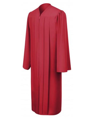 Matte Red Bachelors Graduation Gown - College & University - Canadian Gowns
