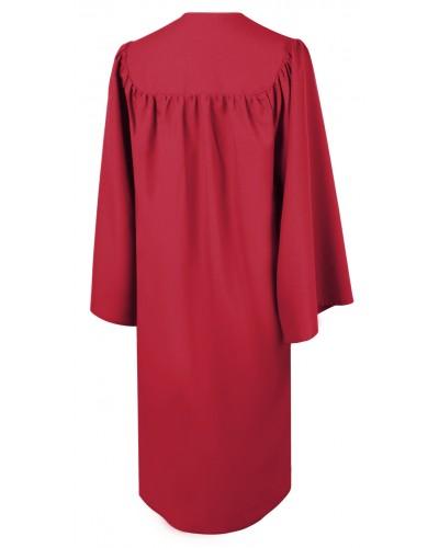 Matte Red Bachelors Graduation Gown - College & University - Canadian Gowns