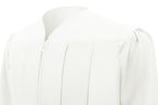 Matte White High School Canadian Gowns - Canadian Gowns