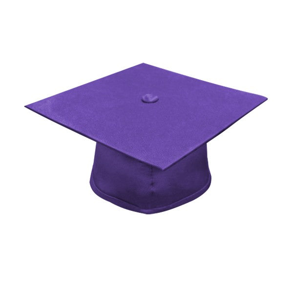 Matte Purple High School Canadian Gowns - Canadian Gowns