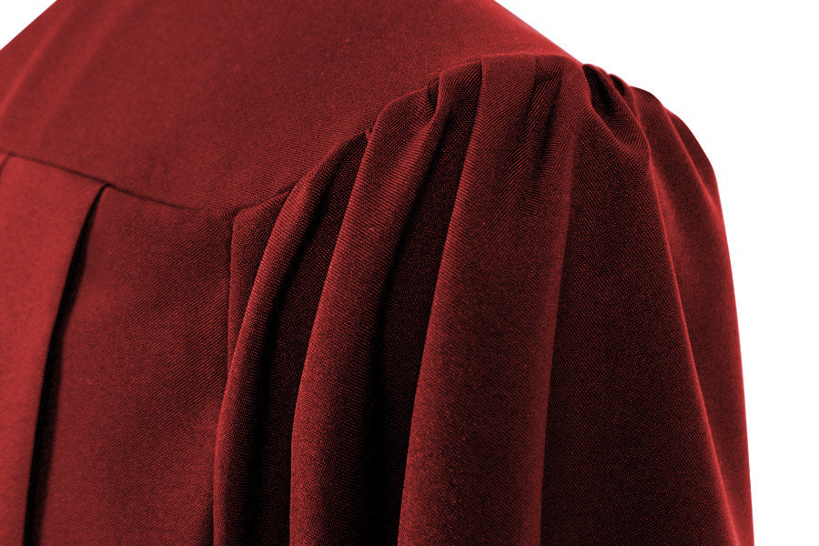 Matte Burgundy High School Cap & Gown