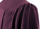 Matte Maroon High School Canadian Gowns - Canadian Gowns