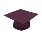 Matte Maroon High School Canadian Gowns - Canadian Gowns