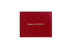 Red Imprinted Diploma Cover - High School Diploma Covers - Canadian Gowns