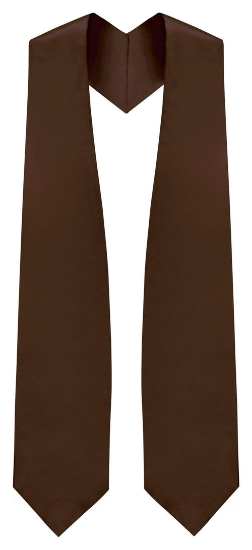 Brown Graduation Stole - Brown College & High School Stoles