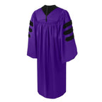 Deluxe Purple Doctoral Gown - Canadian Gowns