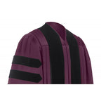Deluxe Maroon Doctoral Gown - Canadian Gowns