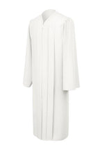 Matte White High School Graduation Gown - Canadian Gowns