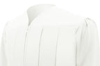 Matte White High School Graduation Gown - Canadian Gowns