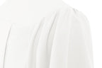 Matte White High School Graduation Gown - Canadian Gowns