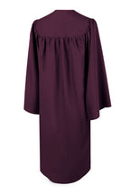 Matte Maroon High School Graduation Gown - Canadian Gowns