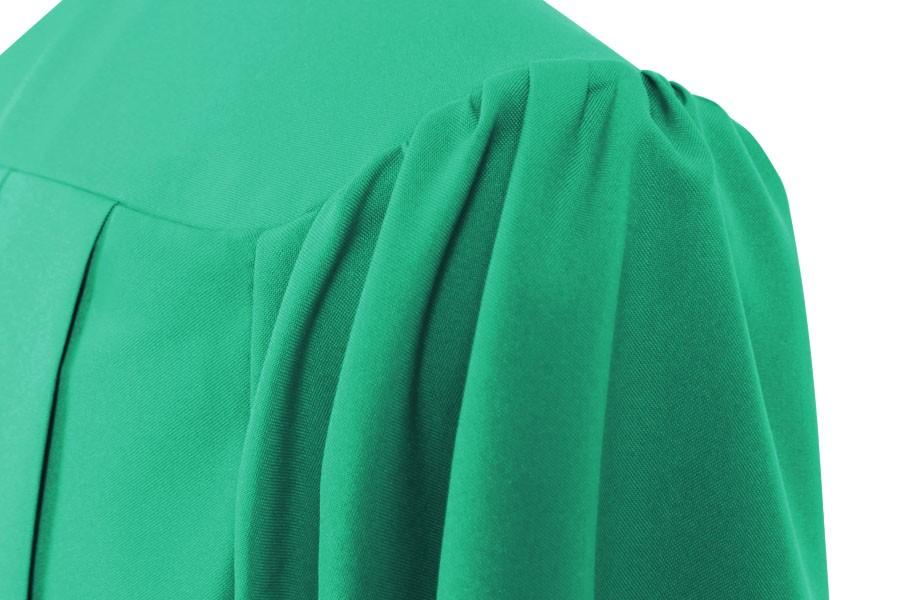 Matte Emerald Green High School Graduation Gown - Canadian Gowns