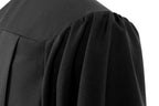 Matte Black High School Graduation Gown - Canadian Gowns